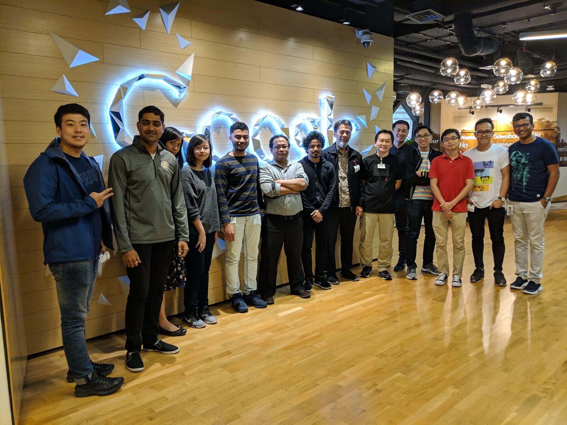 Team at Google office